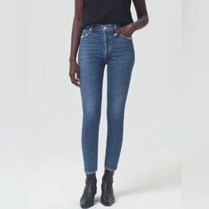 AGOLDE Nico High Rise Slim Fit / Size 25 / Blue Jeans Classic Style